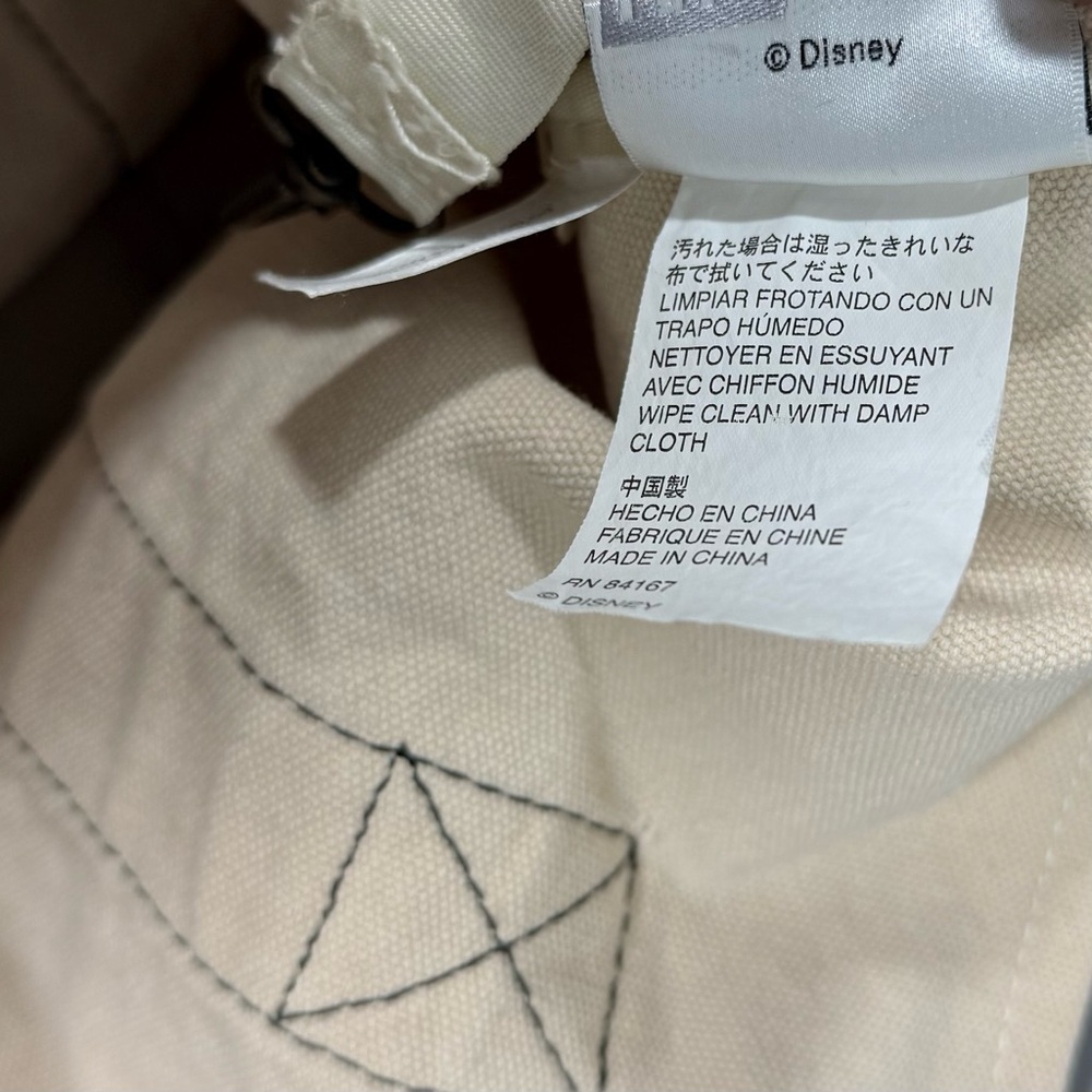 Disney Canvas Tote Bag - Black and Cream - Picture 9 of 16